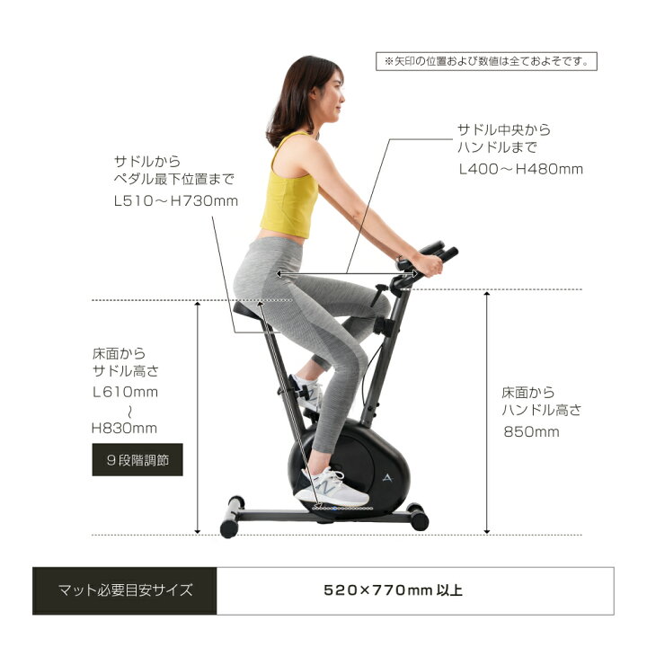 楽天市場】【期間限定エントリーでポイント5倍】フィットネスバイク 1 