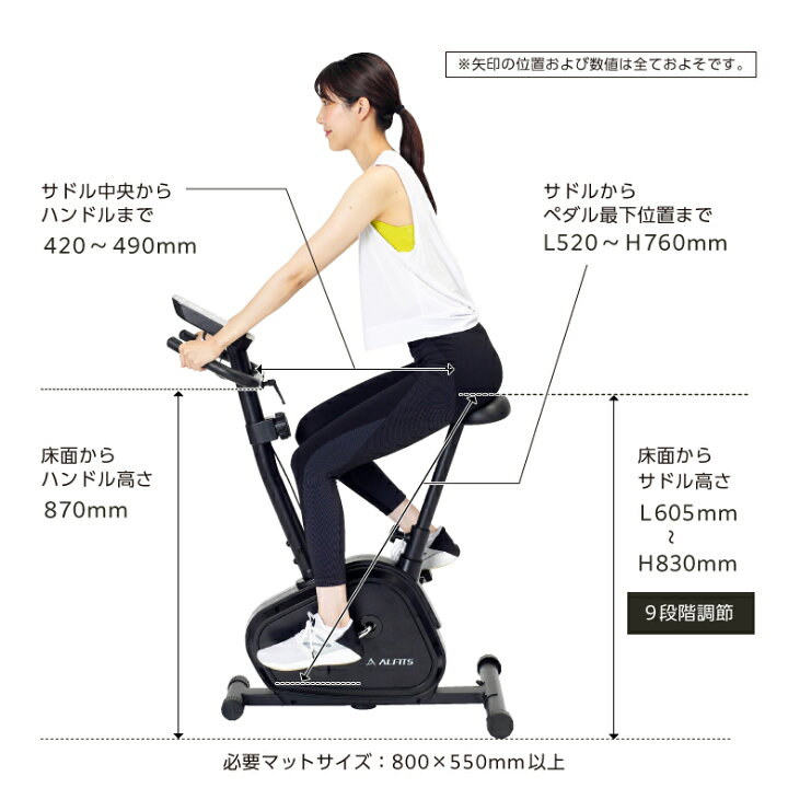 楽天市場】【期間限定エントリーでポイント5倍】フィットネスバイク 1 