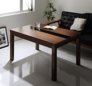 3段階で高さが変えられる アーバンモダンデザイン高さ調整 こたつテーブル LOULE ローレ 長方形(75×105cm)テーブル単品（布団は含まず）