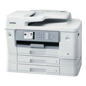 【BROTHER ブラザー工業】 事務用品 文具 プリンター機器 ブラザー工業 大容量ファーストタンク A3インクジェット複合機 (FAX / ADF / 30万ページ耐久 / 自動両面 / 3段トレイ) MFC-J7600CDW