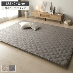 �Ɍ� ���O �P�i ��185×240cm ����30mm�^�C�v �O���[ �������E���^�� �􂦂� �J�o�[�����O�d�l ���O�}�b�g �O�~ �t���A�}�b�g �C���e���A �~�� �J�[�y�b�g �}�b�g ���O�@�O�~ ���O�}�b�g