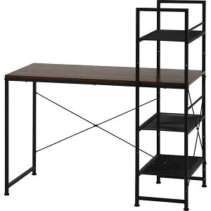 �p�\�R���f�X�N ���[�N�f�X�N ��1100mm �u���E�� �������߉� ���E�g�݊��� ���b�N�t�� �f�X�N �g���i ���r���O�i���[�J�[��:�s��f�Ձj �C���e���A �Ƌ� �� �f�X�N �f�X�N�^�[�i