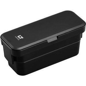 アスベル お弁当箱 2段 ランタス バッグ付 ブラック WS-T800 キッチン用品・食器・調理器具 日用雑貨・キッチン用品 お弁当 キッチン 弁当箱・水筒 お弁当グッズ 水筒 ボトル