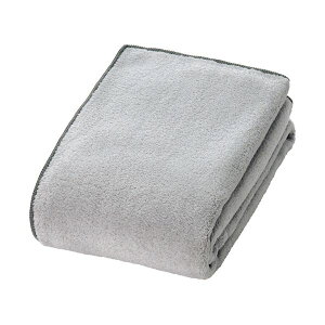 【まとめ買い セット販売】 林 マイクロファイバー バスタオル シェリーカラー グレー BO490729 1枚 【×5セット】