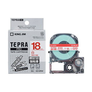 KING JIM �L���O�W�� �e�v�� PRO�e�[�v���S�� 18mm �� KJ-SS18RW ���� �I�t�B�X�p�i ���x���V�[�� �v�����^