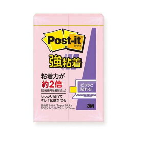 スリーエム ジャパン Post-it強粘着500SS-RPP パステル ピンク 【×10セット】 【 セット販売 まとめ買い 割引 オフィス 文房具 文具 業務用 オフィス用品 】 文具 オフィス用品 付箋紙 ポストイット