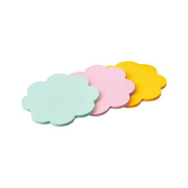 スリーエム ジャパン ポストイットシルエット フラワーSSS-FLU（×5セット） 【 セット販売 まとめ買い 割引 オフィス 文房具 文具 業務用 オフィス用品 】 文具 オフィス用品 付箋紙 ポストイット