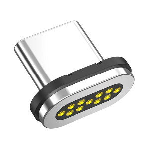 【まとめ買い セット販売】 CIO マグネットシリコンケーブル専用C端子 ブラック CIO-SLMG-T-C-BK 1個 【×5セット】