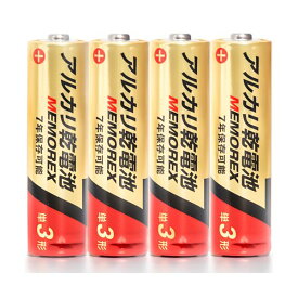 メモレックス ・ テレックス アルカリ乾電池単3形 LR6 / 1.5V 40S7 1セット（200本：40本×5パック）【×5セット】 【 セット販売 まとめ買い 割引 】 家電 電池 充電池