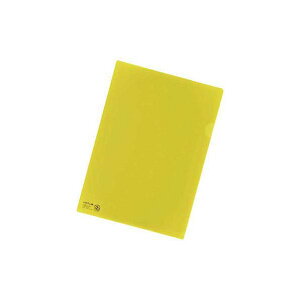 クリヤーホルダー F-78EC-5 A4 黄 5枚 【×10セット】 【お徳用 まとめ買い お買い得 業務用 割引 】 文房具・事務用品 オフィス用品 ファイル・バインダー クリアケース・クリアファイル