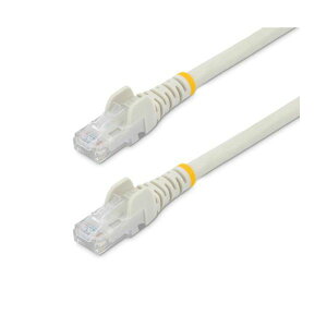 StarTech.com �J�e�S��6 LAN�P�[�u�� RJ45���[���h�R�l�N�^ 1m �z���C�g N6PATC1MWH 1�{�p�\�R�� �P�[�u�� �P�[�u���J�o�[ LAN�P�[�u��