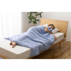 【 mofua モフア 】 ブランケット 寝具 ダブル 約180×200cm ブルー 洗える 【 mofua モフア 】 雲につつまれるような やわらかケット FJ ベッドルーム