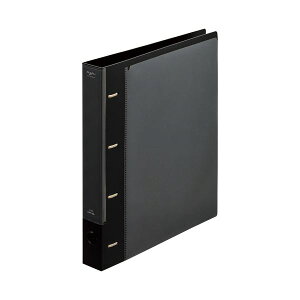 リヒトラブmyfa コレクションファイル A4タテ 4穴 300枚収容 30mmとじ 背幅41mm ジェットブラック F-3300-241冊 【×2セット】 【 まとめ買い お買い得 業務用 割引 オフィス用品 文房具 事務用品】 フ