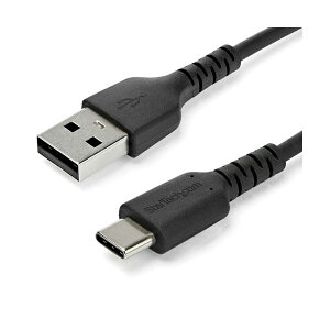 StarTech.com USB A-USB Cケーブル 2m アラミド繊維補強 ブラック RUSB2AC2MB 1本 【×3セット】 【お徳用 まとめ買い お買い得 業務用 割引 セット販売】