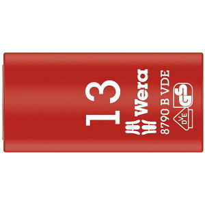 WERA ���F�� �����p3/8DR �≏�\�P�b�g �Z�p�T�C�Y13mm �S��46mm 004957 �H�� �c�[�� DIY ��ƍH�� ����