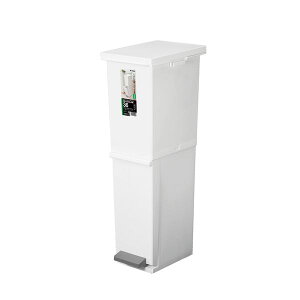 新輝合成 トンボ ネオカラー分別スリムペダル2段 36L ホワイト 【 キッチン用品・食器・調理器具 日用雑貨・キッチン用品 キッチン 鍋・フライパン 圧力鍋 】