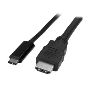 StarTech.com USB TypeC-HDMIϊA_v^P[u USB Type-C iIXj-HDMI iIXj 2m4K / 30Hz CDP2HDMM2MB 1{
