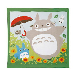 となりのトトロ トトロと一緒に 湯上げタオル 約90×90cm C6074628