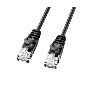 �T�����T�v���C�J�e�S��6�����ɍ� LAN�P�[�u�� �u���b�N 0.5m LA-SL6-005BK 1�{ �y×2�Z�b�g�z �y �Z�b�g�̔� �܂Ƃߔ��� ���� �z �p�\�R�� �P�[�u�� �P�[�u���J�o�[ LAN�P�[�u��