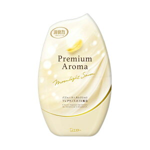 エステーお部屋の消臭力 Premium Aroma ムーンライトシャボン 400mL 1個 【×3セット】 【お徳用 まとめ買い お買い得 業務用 割引 セット販売】 芳香剤 消臭剤 アロマ フレグランス