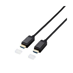 ELECOM エレコム PC機器 長尺HDMIケーブル / アクティブオプティカル / 4K対応 / 無給電タイプ / 5m DH-HDLOA05BK