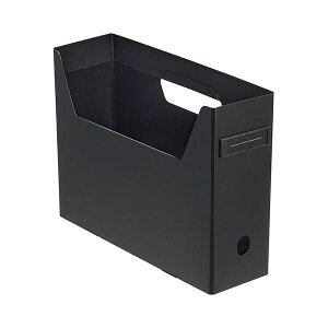 リヒトラブ Roomyボックスファイル (ハイタイプ) A4 背幅102mm ブラック F-291-24 1個 【×3セット】 【お徳用 まとめ買い お買い得 業務用 割引 セット販売】 日用品雑貨・文房具・手芸 文房具・