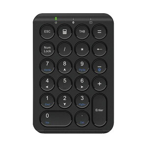 アイクレバーテンキー Bluetooth ブラック IC-KP08-BK 1個 AV デジタル デジタル家電 PC PC周辺機器 PCアクセサリー PCサプライ・消耗品 家電 パソコン・周辺機器 キーボード・テンキー