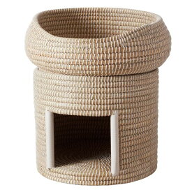 にゃんこのちぐらシリーズ なかよし2段ちぐら 夢 （ペット住関連用品 / ベット） 【 ペットフード ・ ペット用品 ペット・ペットグッズ 猫用品 キャットウェア キャットタワー トイレ用品 首輪・ハーネス しつけ 猫 キャットフード おもちゃ 】