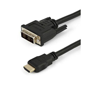 StarTech.com HDMI-DVI-DϊP[u HDMI i19sj-DVI-D i19sj IX / IX 1.5mubN HDDVIMM150CM 1{