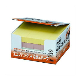【5個セット】3M スリーエム Post-it ポストイット 再生紙エコノパック ふせんハーフ 3M-5601-GKX5 【 セット販売 まとめ買い 割引 オフィス 文房具 文具 業務用 オフィス用品 】 文具 オフィス用品 付箋紙 ポストイット