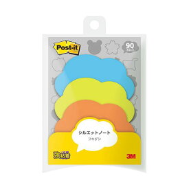 【10個セット】3M スリーエム Post-it ポストイット シルエットノート 強粘着 フキダシ 3M-SSS-FKRX10 【 セット販売 まとめ買い 割引 オフィス 文房具 文具 業務用 オフィス用品 】 文具 オフィス用品 付箋紙 ポストイット