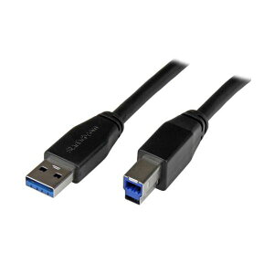 StarTech.com USB3.0ANeBus[^[P[u 10m USB AiIXj - USB BiIXj ubNUSB3SAB10M 1{ p\R P[u P[uJo[