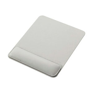 ナカバヤシ リストレスト付きPUレザーマウスパッド グレー MUP-936GY AV デジタル デジタル家電 PC PC周辺機器 PCアクセサリー PCサプライ・消耗品 家電 パソコン・周辺機器 マウス・マウスパッド
