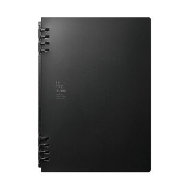 KING JIM キングジム リングノート テフレーヌ ビズ A5タテ 黒 9854TEB-BK 1冊 【×2セット】 【 セット販売 まとめ買い 割引 オフィス 文房具 文具 業務用 オフィス用品 】 文具 オフィス用品 ノート 紙製品 紙製品