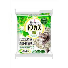 【セット販売 お買い得 値引 まとめ売り】 トフカスW［ダブル］ 7L 猫用トイレ用品 / 猫砂（おから） 【×2セット】 ねこ ペット 猫 トイレ トイレ用品 CAT