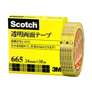3M Scotch XRb` ʃe[v 24mm×35m 3M-665-3-24 piG݁E[E| [Epi  ItBXpi [ pi e[vEڒp
