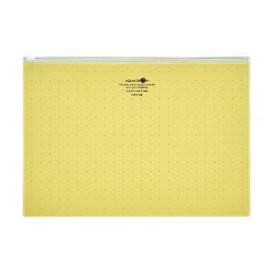 リヒトラブAQUA DROPs クリヤーケース A4ヨコ 黄 F-5303-5 1枚 【×5セット】 【お徳用 まとめ買い お買い得 業務用 割引 】 文房具・事務用品 オフィス用品 ファイル・バインダー クリアケース・ク
