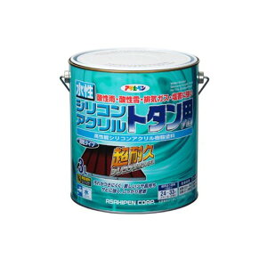 水性シリコンアクリル塗料 塗料 トタン用 緑 3L ( 掃除用品 文房具・事務用品 生活雑貨 オフィス用品 日用品雑貨 日用消耗品 文房具 お掃除 )