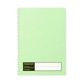 マルマン リングノート COCOCHYB5 メモリ入7mm罫 40枚 ライトグリーン N477-33 1セット（10冊） 【×3セット】 【 セット販売 まとめ買い 割引 オフィス 文房具 文具 業務用 オフィス用品 】 文具 オフィス用品 ノート 紙製品 レポート紙
