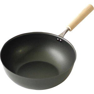 鉄イタメ鍋 / 調理器具 【約230×390×120mm】 日本製 木製取手付き 箱入り 『匠味』 〔台所 キッチン〕 【 キッチン用品・食器・調理器具 日用雑貨・キッチン用品 キッチン 鍋・フライパン 圧力