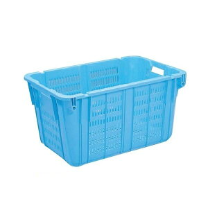 プラスケット / 網目ボックス 【No.2100 金具付き】 ブルー スタッキング金具使用時:段積み可 ( 掃除用品 文房具・事務用品 生活雑貨 オフィス用品 日用品雑貨 日用消耗品 文房具 お掃除 )