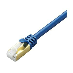 ELECOM �G���R�� CAT7���� �c���̐܂�Ȃ� LAN�P�[�u�� / 2.0m / �u���[���^���b�N LD-TWST / BM20�p�\�R�� AC�A�_�v�^ OA�A�_�v�^