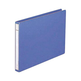 リヒトラブ パンチレスファイル・HEAVY DUTY ヨコ型 （背幅25mm） F-371 藍 1冊入 【×5セット】 【お徳用 まとめ買い お買い得 業務用 割引 】 文房具・事務用品 オフィス用品 ファイル・バインダー クリアケース・クリアファイル