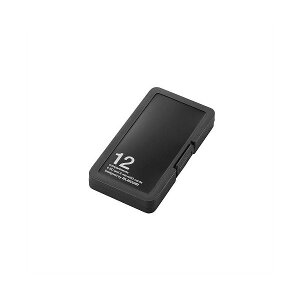 ELECOM GR SD / microSDJ[hP[X ivX`bN^Cvj CMC-SDCPP12BK y×5Zbgz yp ܂Ƃߔ  Ɩp  Zbg̔z