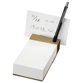 TANOSEE タノシー（大塚商会) ツインペン立てメモ クラフト表紙天のりとじ 1冊 【×20セット】 【 セット販売 まとめ買い 割引 オフィス 文房具 文具 業務用 オフィス用品 】
