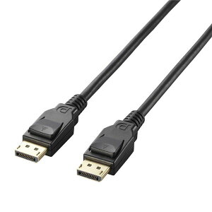 ELECOM GR PC@ DisplayPortP[u / Ver1.2a / 1.0m / ubN CAC-DP1210BK