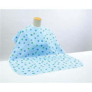 ピジョン pigeon 【お徳用 まとめ買い お買い得 業務用 割引 セット販売】 ピジョン ベビー用品 baby 食事用エプロン 肩までおおえる食事エプロン (2)ブルー (クローバー柄) 11243 【×5セッ