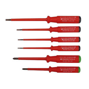 PB SWISS TOOLS 5543 エレクトロ絶縁ドライバーセット ガーデン・DIY・工具 エクステリア 工事 リフォーム 電動工具 木材・建築資材・設備 ドライバー ドライバーセット