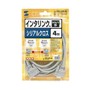 �T�����T�v���C RS-232C�P�[�u��(�C���^�����N �E �N���X �E 4m) KRS-L09-4K�y×2�Z�b�g�z �y �Z�b�g�̔� �܂Ƃߔ��� ���� �z �p�\�R�� �P�[�u�� �P�[�u���J�o�[