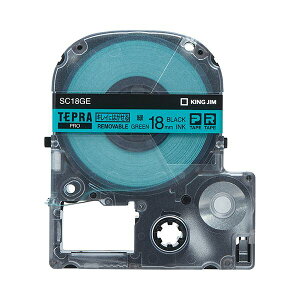 yLOW pi KING JIM  ItBXpi z ev PRO e[vJ[gbW LCɂ͂郉x 18mm  /  SC18GE 1 y×4Zbgz y ܂Ƃߔ  Ɩp  